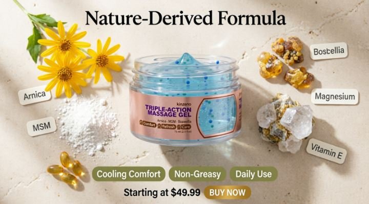 Kinzeno triple-action massage gel Review Kinzeno triple-action massage gel Review